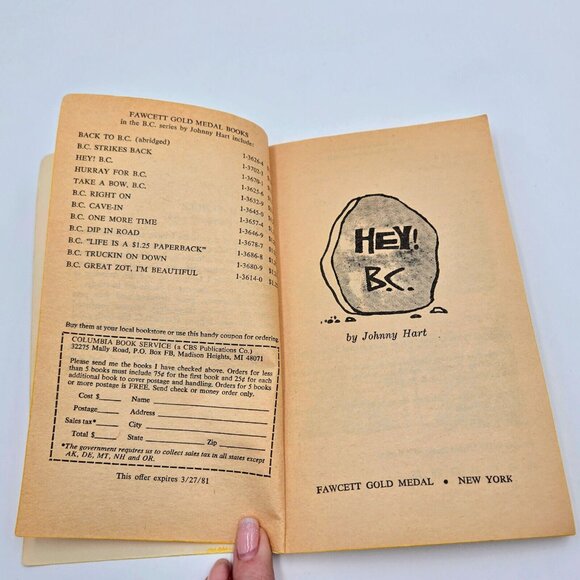 B.C. Comic Strip By Johnny Hart Book Paperback Lot Of 4 Books Vintage Read - Picture 14 of 16